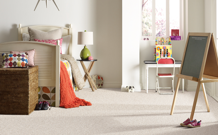 stain resistant carpet in a kids bedroom